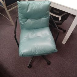 Cute Simple Blue Luxury Office Computer Chair