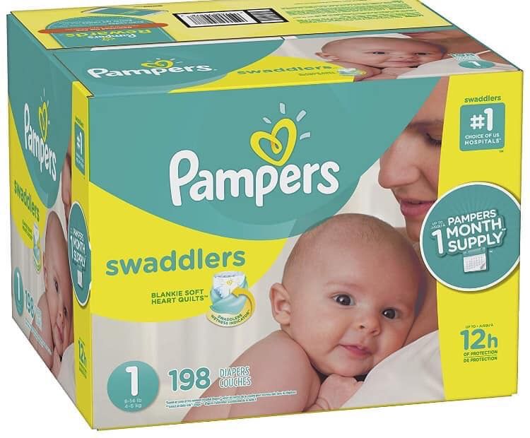 Pampers diapers size 1 Swaddlers