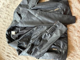 H&M Faux Leather Jacket 