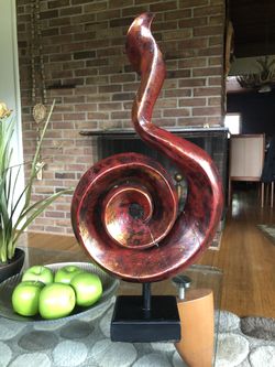 Decor Piece From Pier One (Red Swirl)!