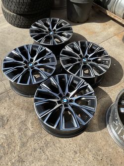 20” BMW FACTORY ORIGINAL WHEELS STAGGERED NICE