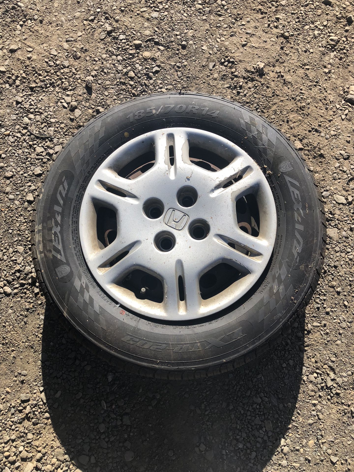 185/70R14 Tires On 4 Lug Honda Civic Wheels