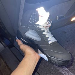 Air Jordan 5s “Black Metallics”