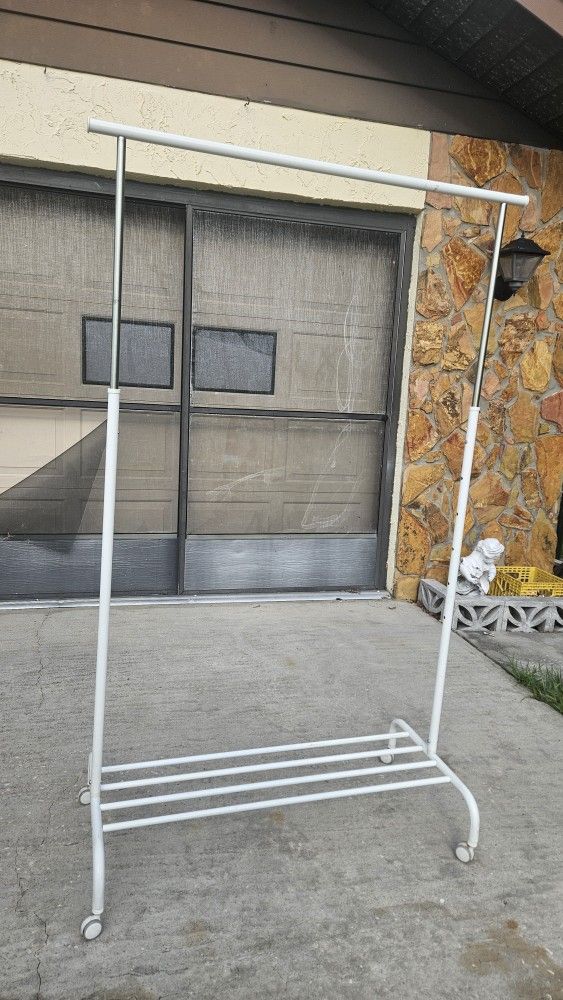 Clothes Rack With Wheels