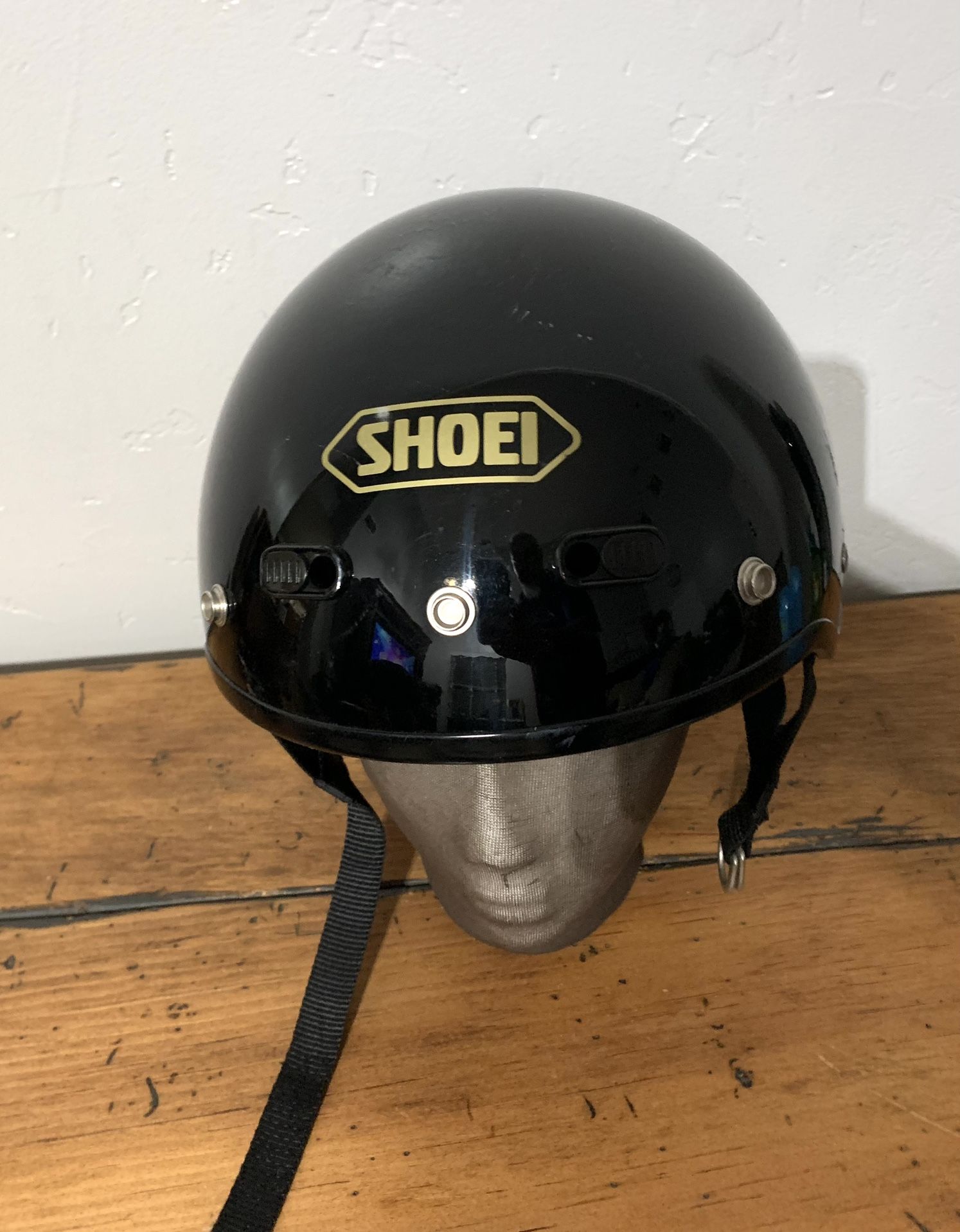 SHOEI BLACK MOTORCYCLE Half Helmet ST-CRUZ SIZE SMALL