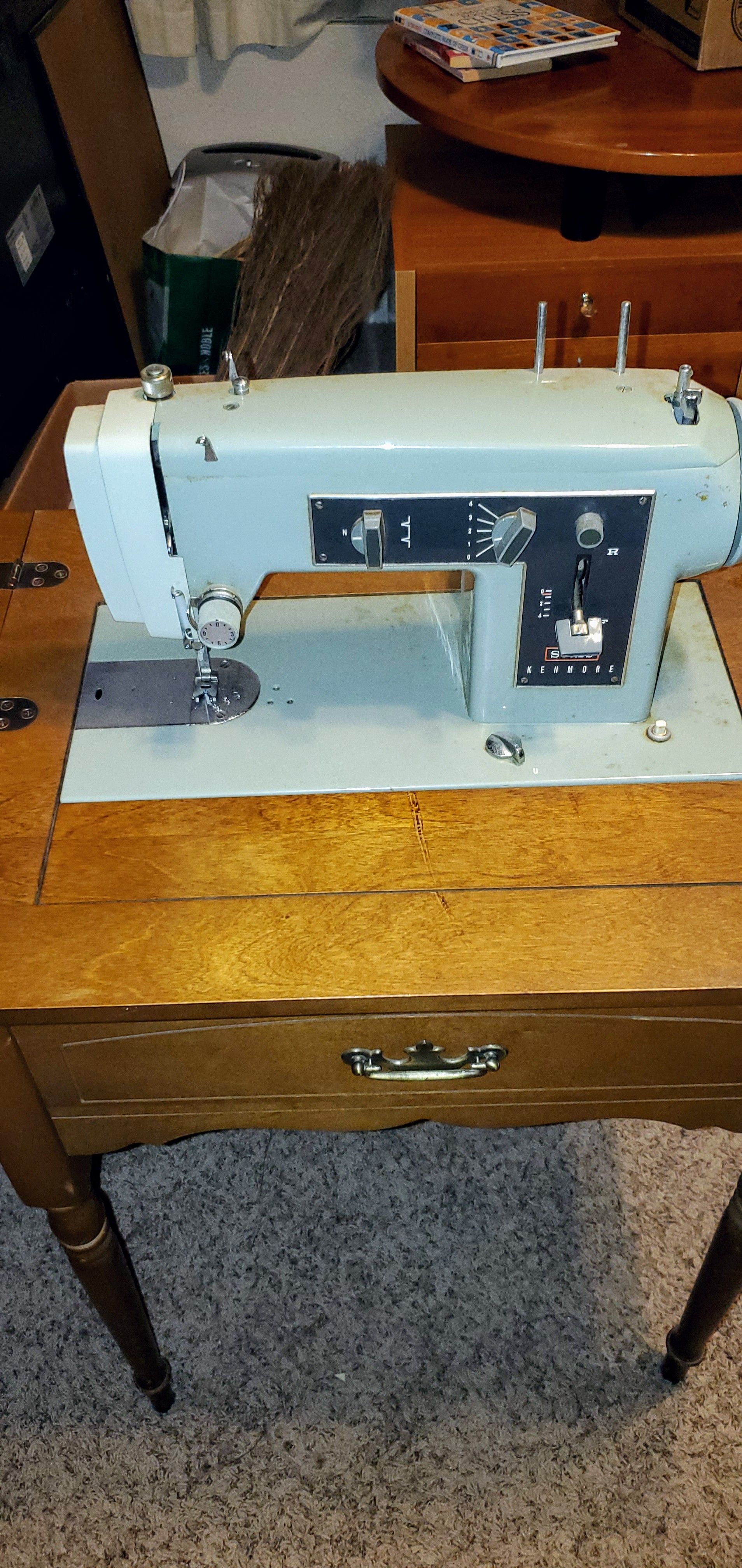 Vintage Sears and Roebuck Sewing machine 1968