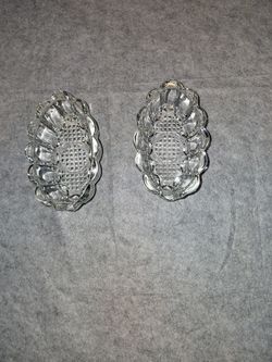Princess house crystal spoon holders