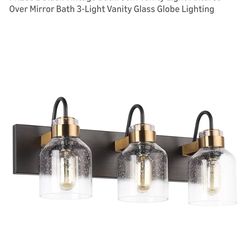 Black vintage bathroom vanity light new in box pick up in Pomona $60