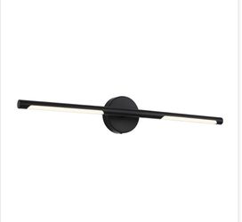 Black 24 inch Modern LED Linear Wall Sconce Light