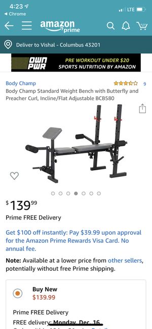 New And Used Weight Bench For Sale In Columbus Oh Offerup