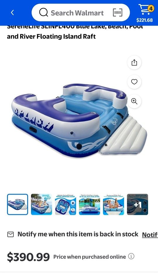 4 Person Inflatable