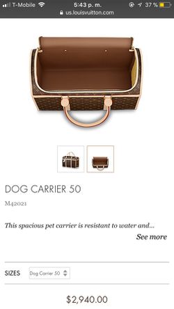 Louis Vuitton Dog Carrier 50