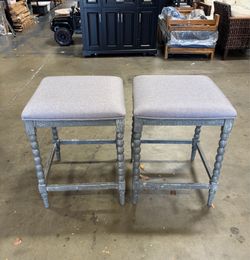 New 2 for $95 Kitchen Counter Solid Wood Legs with Farmhouse Barstools
