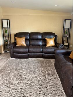 For sale, Two fill size sofas and 9 x 9 carpet