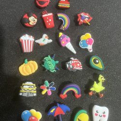 Crocs Charms, 22 Total 