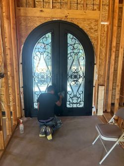 Double Iron door