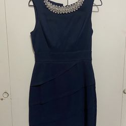 Navy Blue Dress 