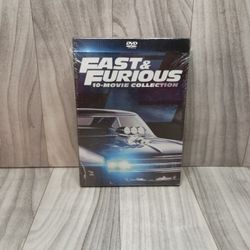 Fast & Furious 10-Movie Collection DVD All 10 Action-Packed Films Brand New