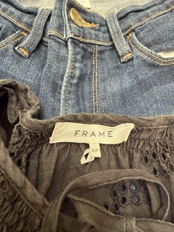 Frame Jeans and Blouse $50 for both