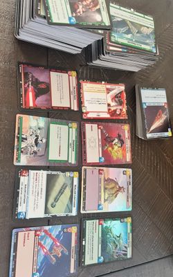 Star wars CCG cards legends of the force holofoils rares uncommon common over 400 cards