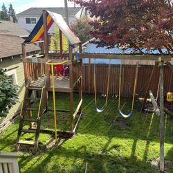 Costco Play Structure Swing Set