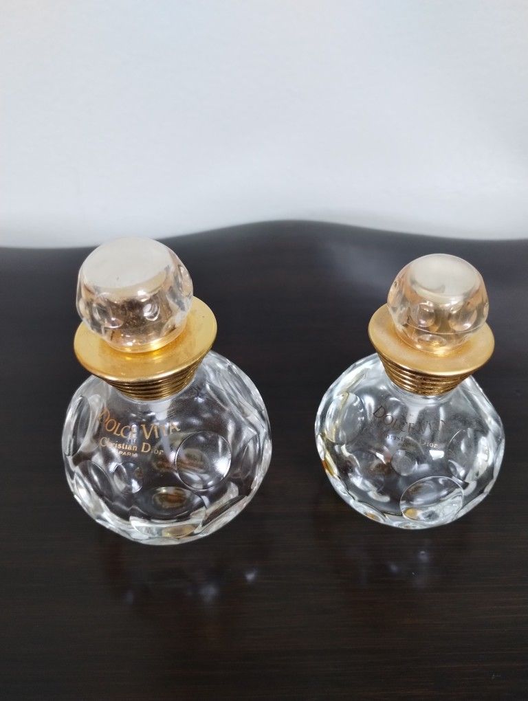 Dolce Vita Christian Dior Empty Perfume Bottles