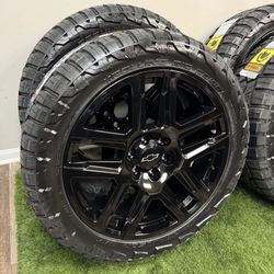 NEW 22 inch gm style wheels wrapped in rbp 285/45r22 tires