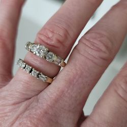 Engagement And Wedding Band Set