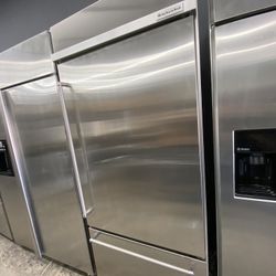 KitchenAid Stainless Steel Built In Bottom Freezer 36” Fridge 