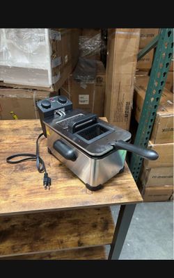 New 3.2 Quart Electric Deep Fryer 1700W Stainless Steel