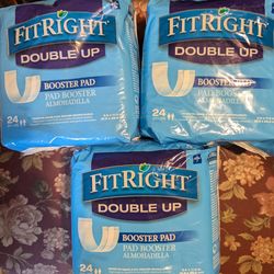 3 x Fit Right Double Up Booster Pad