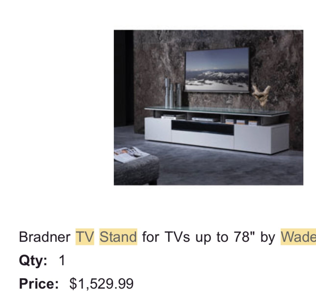 Brand New Tv Stand 