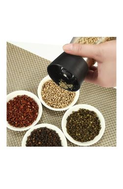 (W13) Manual salt pepper grinder, Spice grinder made of high strength glass. Suitable for kitchen, Barbecue, Restaurant accessories/Spices