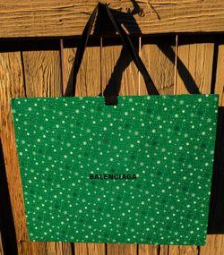 Balenciaga - Large Holiday Paper Shopping Bag - 14" (H) x 17.5" (L) x 6 " (W)