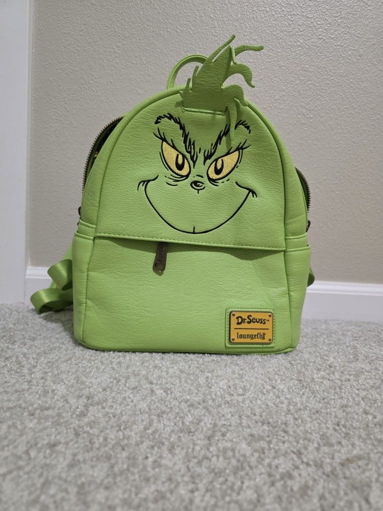 Loungefly The Grinch Dr Suess Mini Backpack