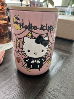 Hello Kitty Halloween cookie jar 