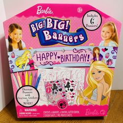Barbie Big! Big! Banners Kit (Ages 3 & Up)