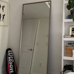 West Elm Metal Frame Floor Mirror
