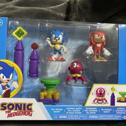 SONIC THE HEDGEHOG PLAYSET NEW!