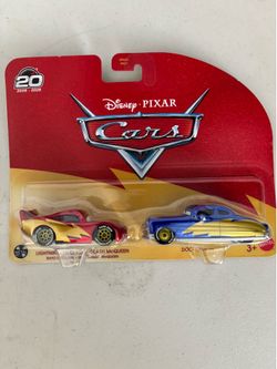 Cars 20th anniversary flash mqueen and doc Hudson