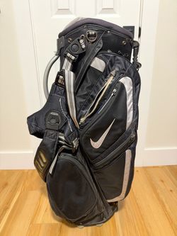 Nike Golf Cart Bag Black and Silver
