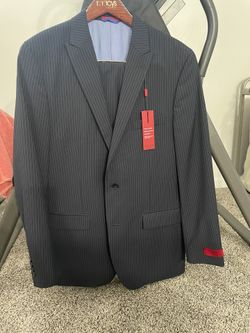 Alfani Men’s Slim-Fit Pinstripe Suit