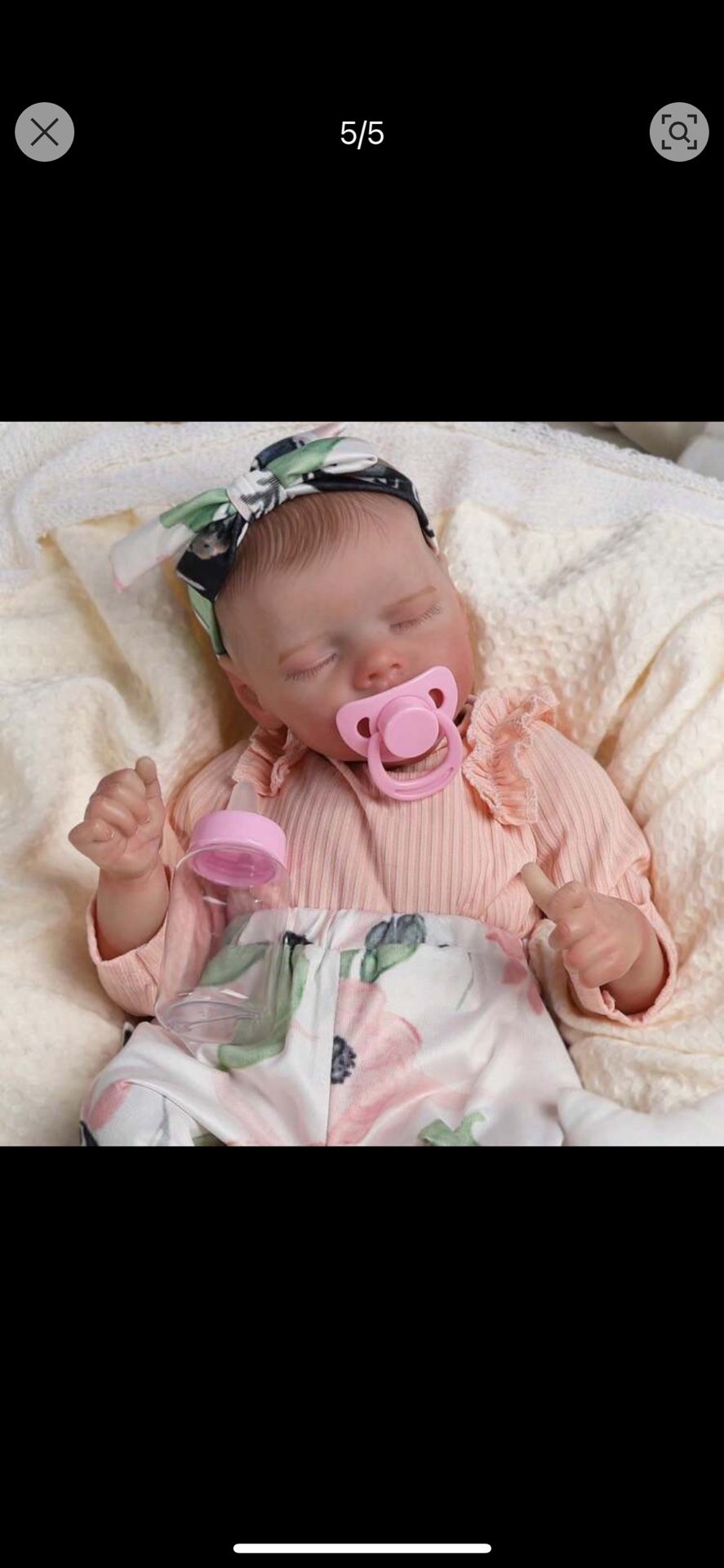 Reborn Baby Realista Girl 3 M