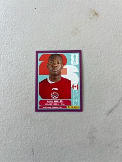 2026 Panini World Cup Sticker Kamal Miller Canada  Purple Parallel RARE 1:204