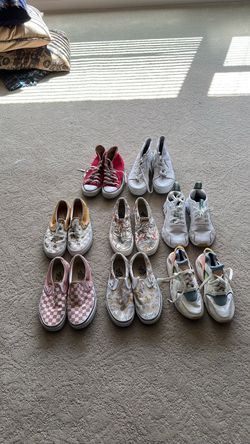 Bundle: VANS, NIKE, CONVERSE, REEBOK: size 7 & 7.5