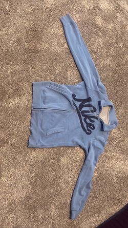 Nike Blue Full Zip Jacket Sweatshirt Men's Small