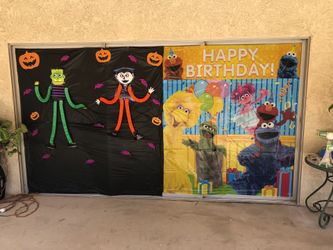 Elmo/Halloween party decorations