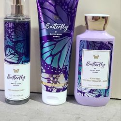 Bath And body Works Butterfly Gift Set 
