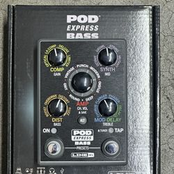 Line 6 POD Express Bass Guitar Multi Effects Pedal