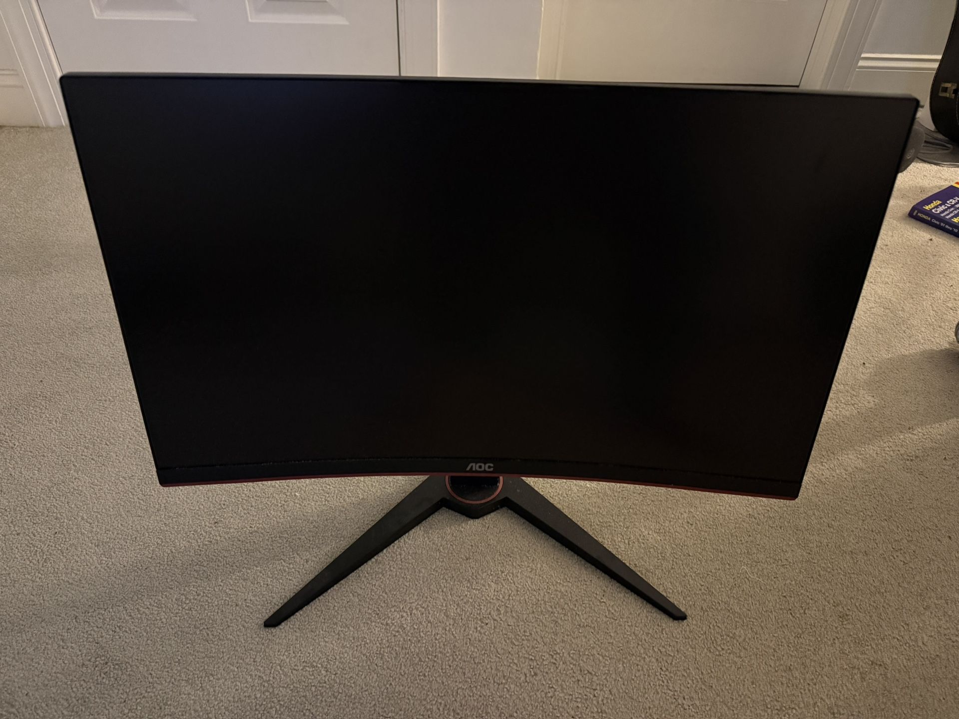 144hz Curved Gaming Monitor 1080p AOC